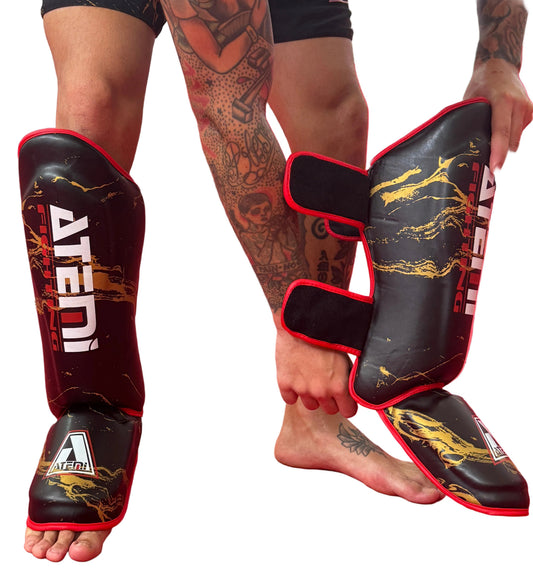 Atemi Classic Black Marble-Shin Guards