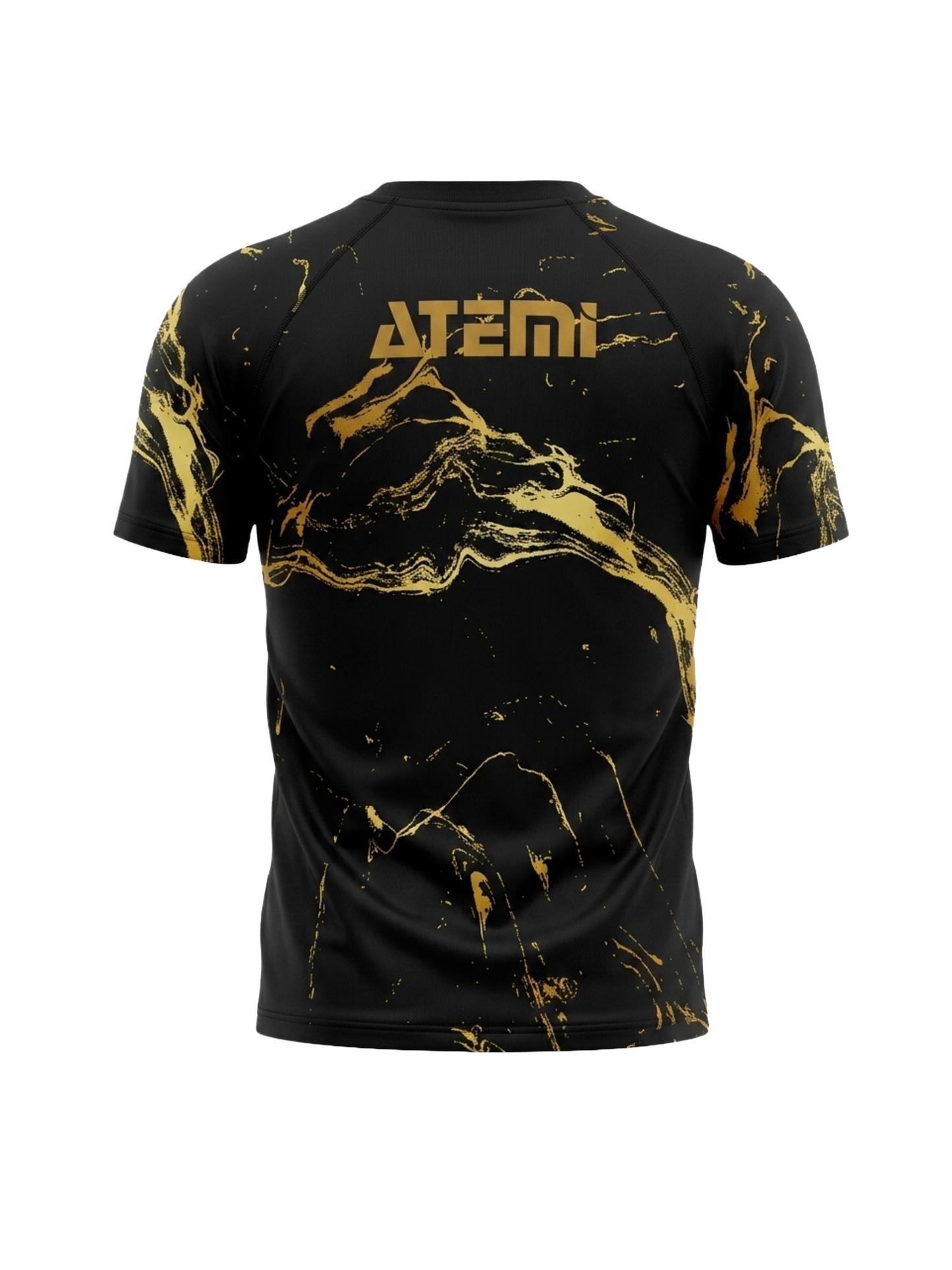 Atemi Pro Golden Black Marble-Rashguard