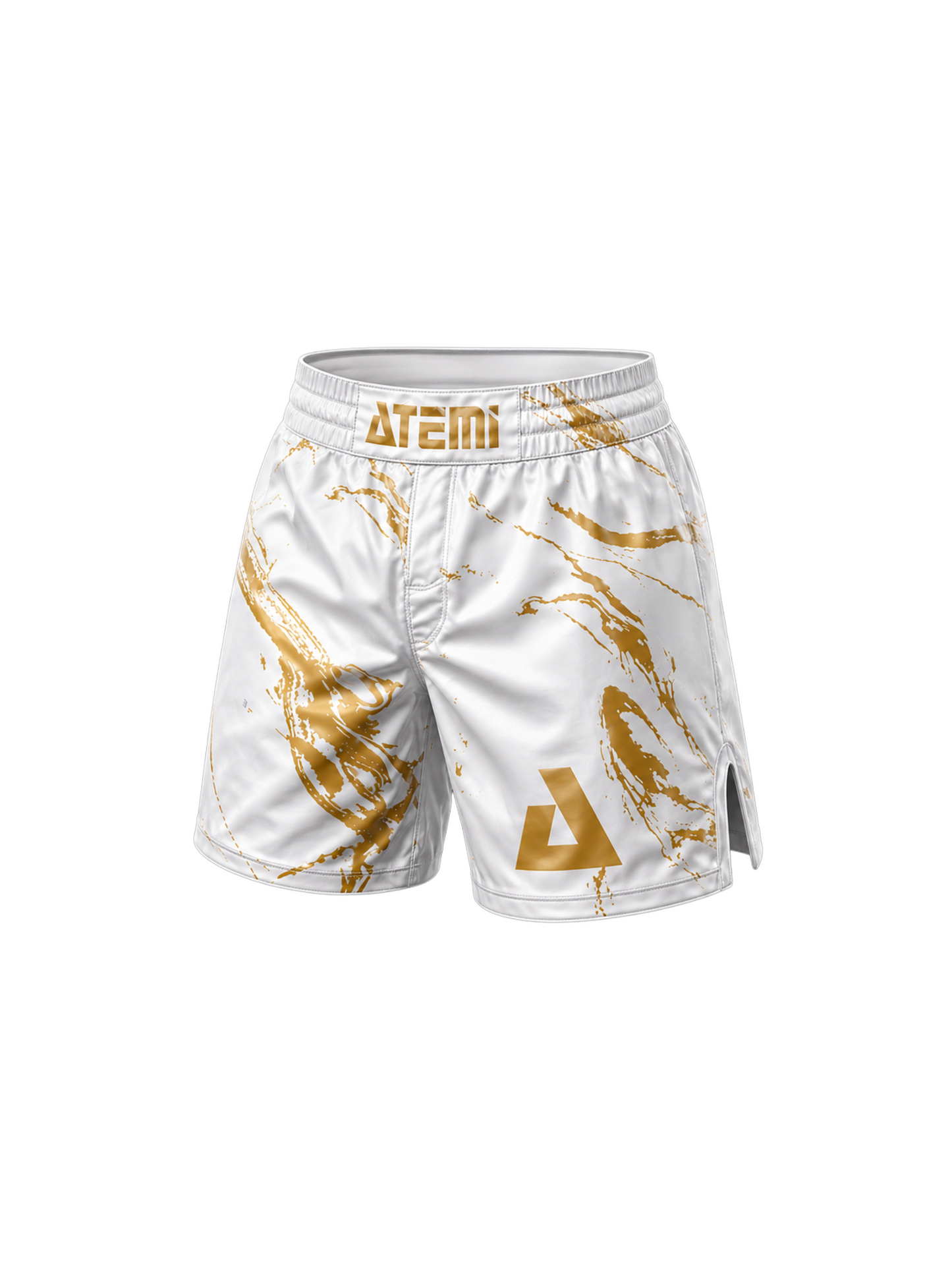Atemi Pro Golden White Marble -Fight Shorts
