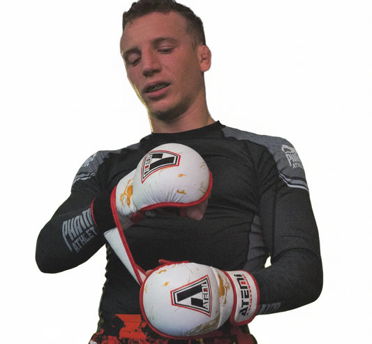Atemi Classic White Marble-MMA Gloves