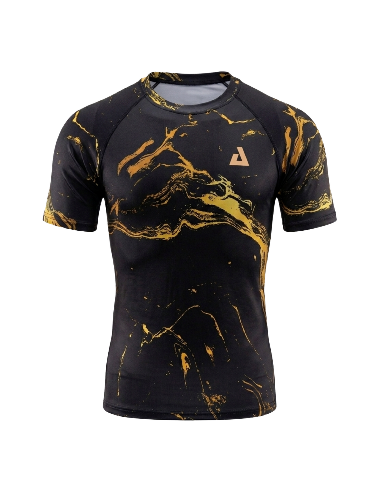Atemi Pro Golden Black Marble-Rashguard