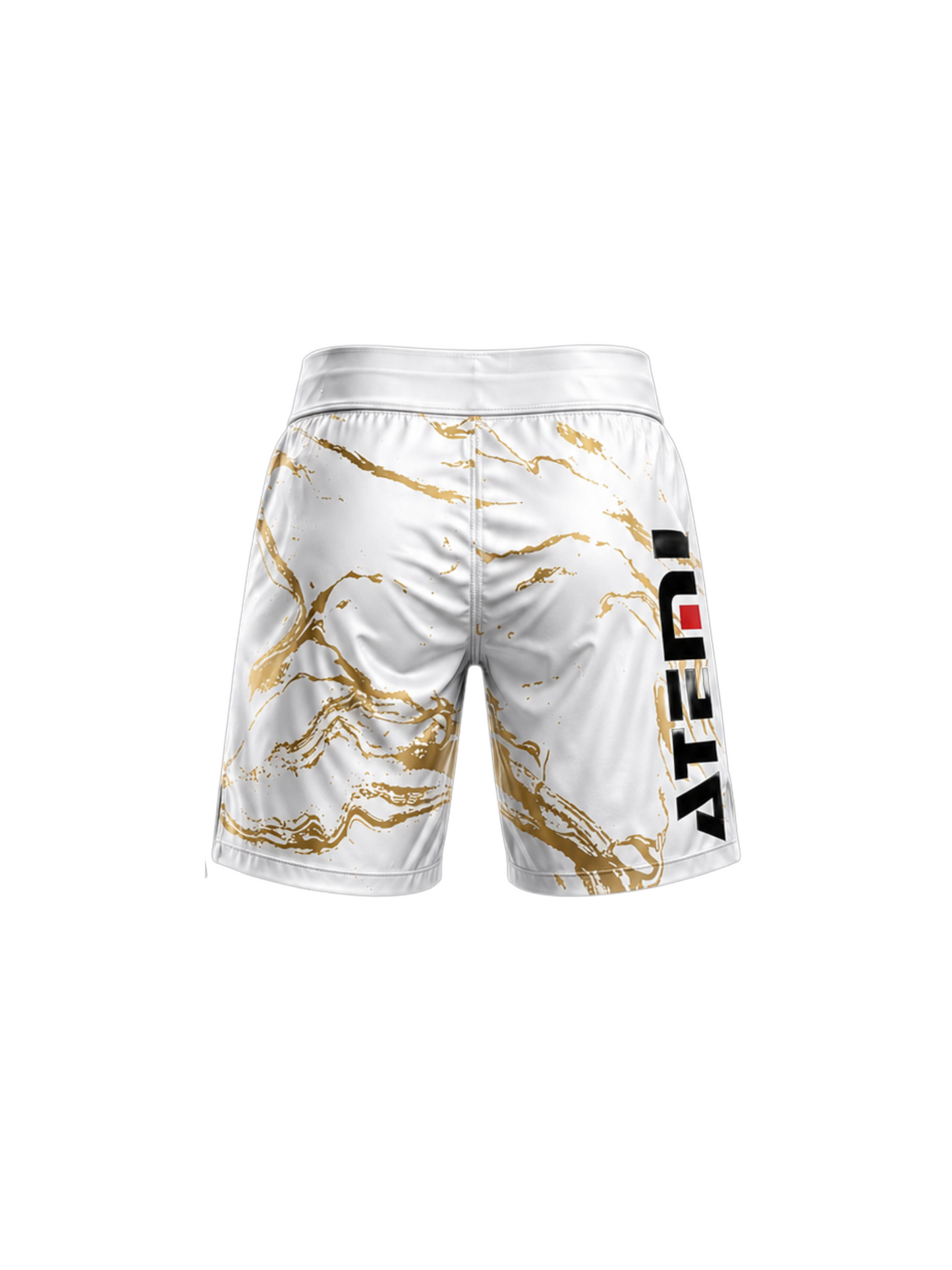 Atemi Classic White Marble-Fight Shorts