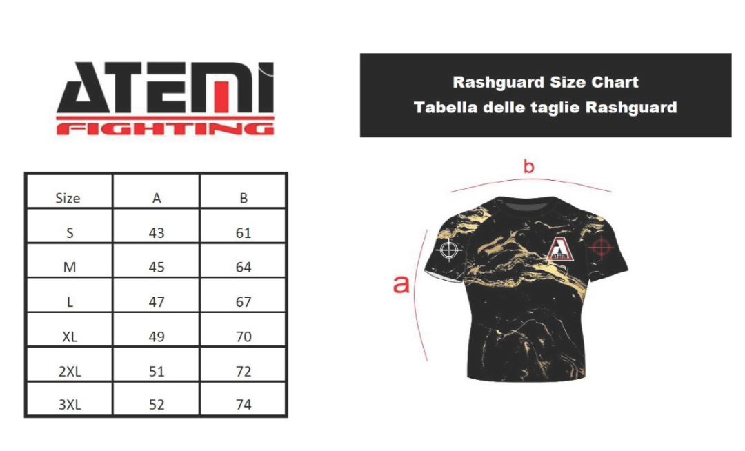 Atemi Classic White Marble-Rashguard