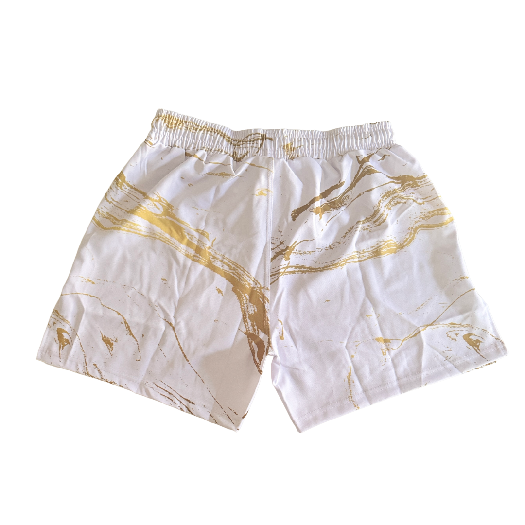 Atemi White Marble - MMA Shorts